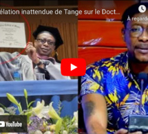 A.J-Révélation inattendue de Tange sur le Doctor Honnoris Causa de Youssou Ndour à l'université de..