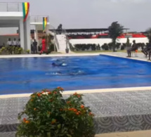 Inauguration de la piscine olympique de l’Ecole des sapeurs-pompiers A Thiès, le Général Tine sensibilise sur les cas de noyade