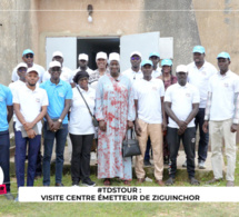 Aminata Sarr Ndiaye la DG de la Société de Télédiffusion du Sénégal en visite de travail à Ziguinchor Retour en images sur l'étape