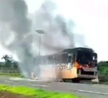 DDD : Le bus de la ligne Salémata- Kédougou a pris feu ce matin