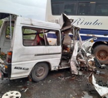 Koumpentoum : 6 morts et 14 blessés dans une collision entre un bus et un minicar (Photos)