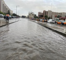 Dakar : Inondations dans les rues de la Médina et des Allées du Centenaire suite à la pluie