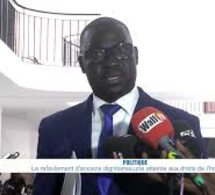 Assemblée nationale : Moussa Diakhaté, député membre de BBY qualifie d’arbitraire le refoulement de l’ancien Ministre, Abdoulaye Saydou Sow