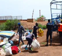 Matam : Victimes de la montée des eaux du fleuve Sénégal, des habitants de Falacouniou évacués vers Thiama