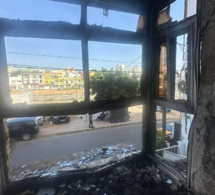 Législatives : Le siège de Taxawu Sénégal saccagé et incendié (Photos)