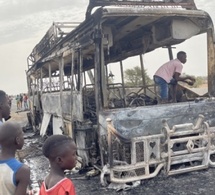 KOLDA : Un bus des militants de Takku Wallu prend feu