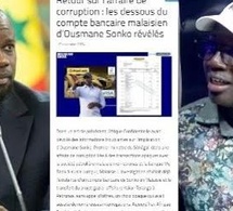 Revelation ch0c de Samba Ndong sur la supposé corruption de Sonko avec un compte bancaire au Malaisie