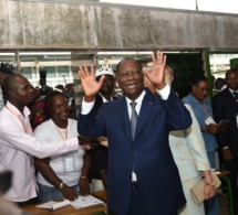 CÔTE D'IVOIRE : Le président réélu avec 84 % des voix