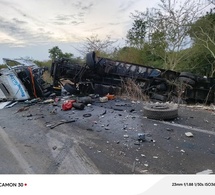 Koumpentoum : deux morts et trois blessés graves dans une collision sur la Route Nationale n°1