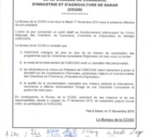 Pour comportement douteux : La CCIA de Dakar suspend ses activités dans l'Union Nationale des Chambres de Commerce