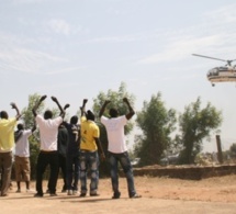 Magal de Touba: Un hélicoptère survole et surveille le chemin du retour