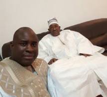 Serigne Djily Fatah Fallilou en compagnie de son père.