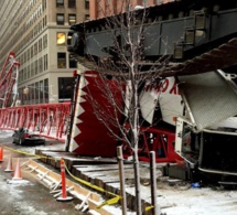 Etats-Unis: une grue s'effondre en plein Manhattan, un mort et deux blessés graves