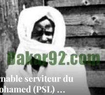 L’Incontournable serviteur du prophète Mohamed (PSL) … (Cheikhoul Khadim) sur dakar92.com