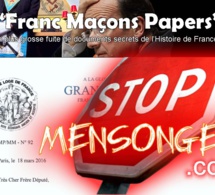 « Franc-maçonnerie Papers » – La plus grande fuite de l’Histoire +6000 documents secrets divulgués