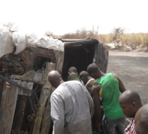 Accident à Kaolack : Le chauffeur du camion-citerne meurt carbonisé