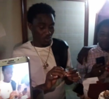 Vidéo- l’anniversaire de Wally Seck, sa femme lui offre une bague en diamant.Regardez