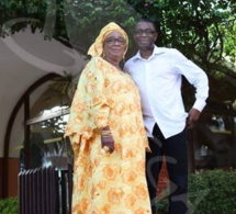 Youssou Ndour en compagnie de sa maman, Adjaratou Ndèye Sokhna Mboup