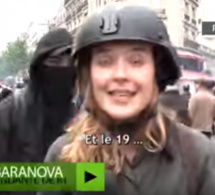 Vidéo-Une journaliste frappée en direct par un manifestant à Paris…Regardez