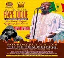 NEW AFRICAN PRODUCTION INC PRÉSENTE GOUDI MAALAW, le samedi 09 juillet au Cultural Building de New York avec Pape Diouf feat Bay Babu.