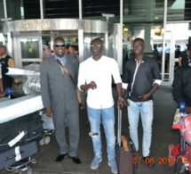 Les images de l'arrivé de Pape Diouf, la génération consciente et Bay Babu à l'aéroport JFK de New York.