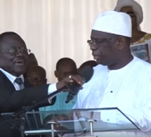 Vidéo: Mbaye Ndiaye coupe le discours de Macky pour …chanter. le président un peu gêné Regardez!